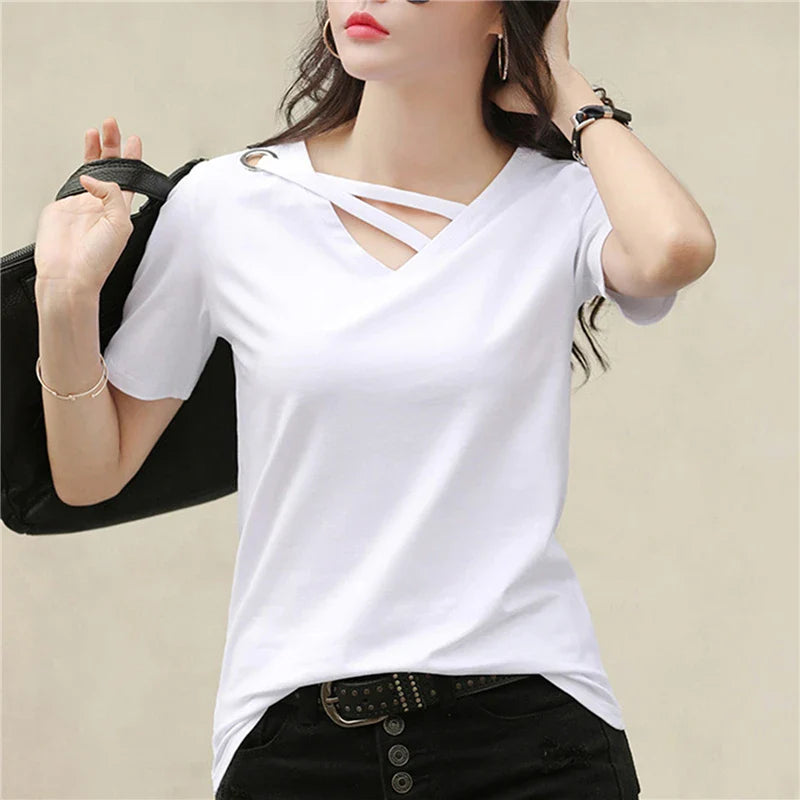 Eliran - Luxury Casual V Neck T Shirt