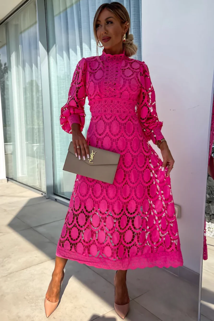 Emeliora – Long Sleeve Cutout Party Dress Women