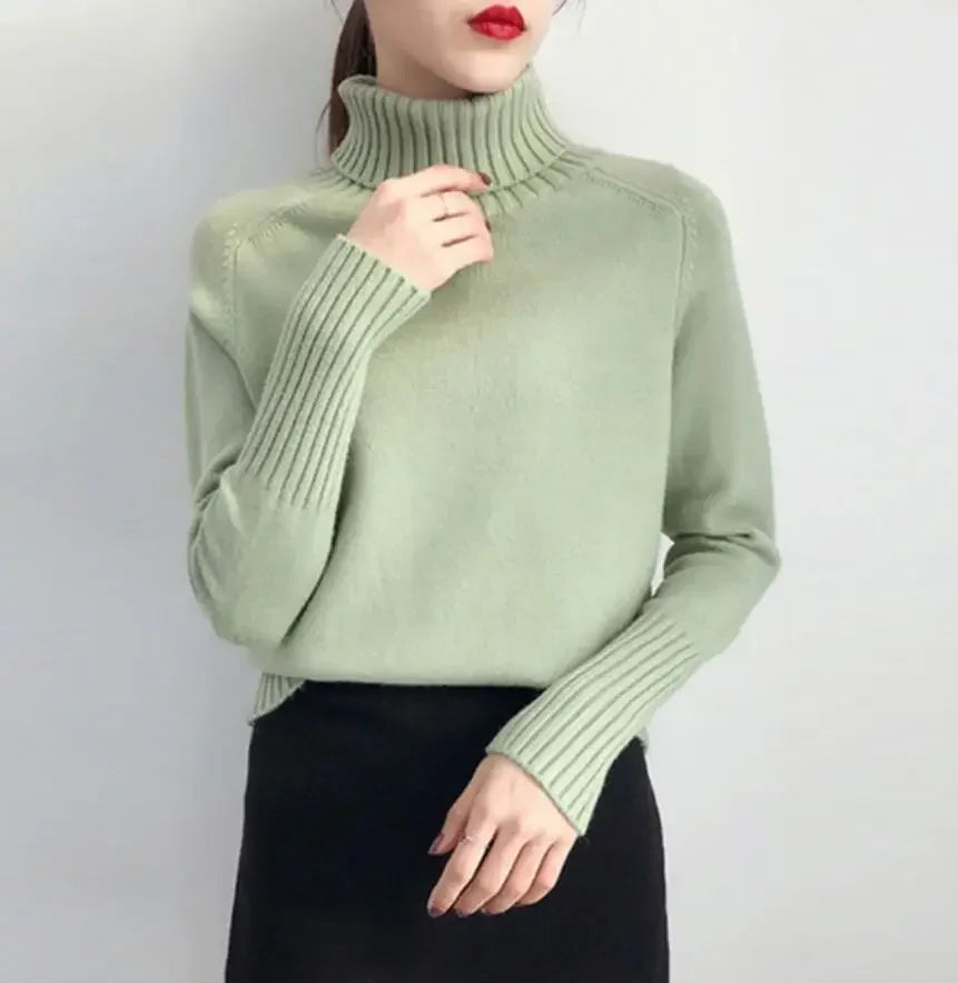 Lysandra – Női kasmír garbó pulóver