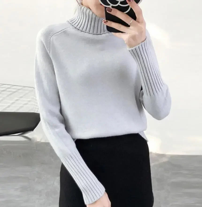 Lysandra – Damen Cashmere-Rollkragenpullover