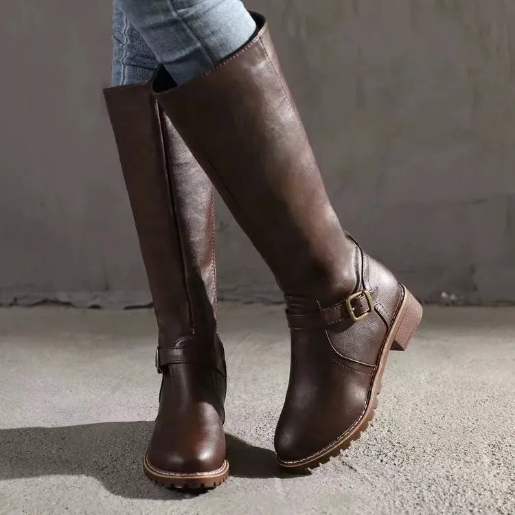 Nelina – Stivali ortopedici in pelle premium da donna