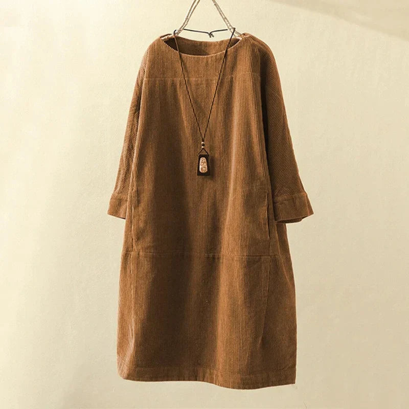 Velanora - Long Corduroy Women Top