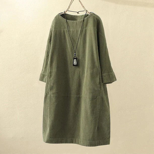 Velanora - Long Corduroy Women Top