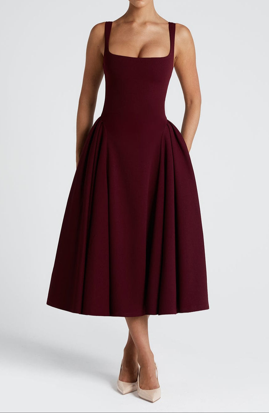 Claudie - Cherry Midi Dress