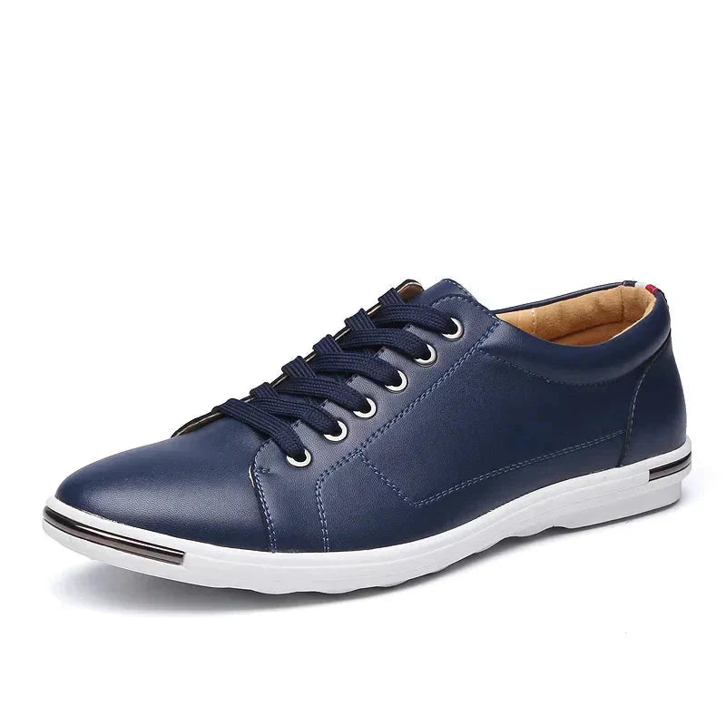 Dolly - Damskie sneakersy z eleganckim noskiem i metalowym detalem na podeszwie