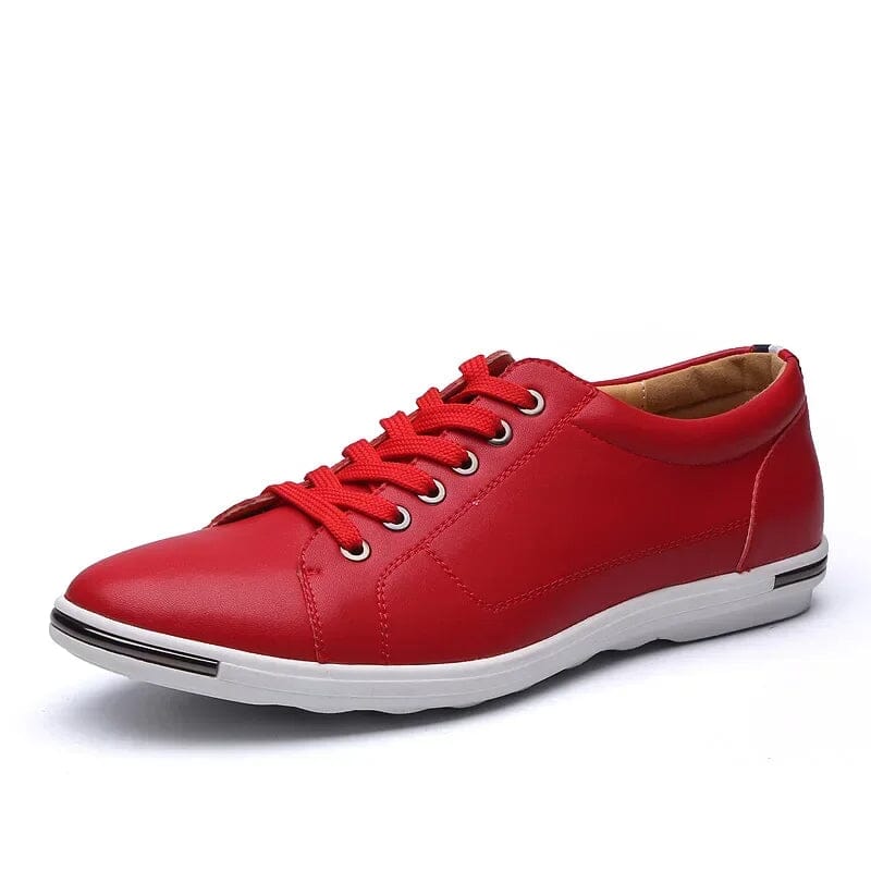 Dolly - Damskie sneakersy z eleganckim noskiem i metalowym detalem na podeszwie