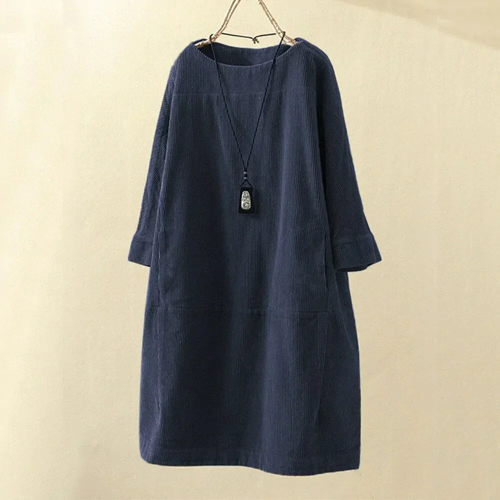 Velanora - Long Corduroy Women Top