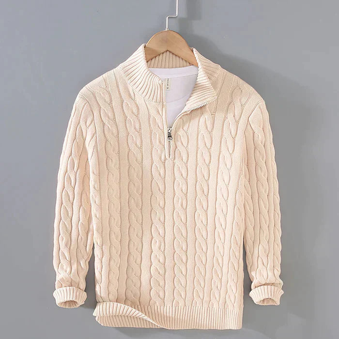 Levoro – Pull classique en laine pour femme