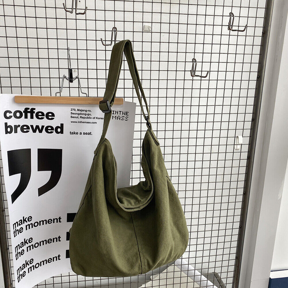 Women’s Canvas Shoulder Bag - Everyday Functional Design