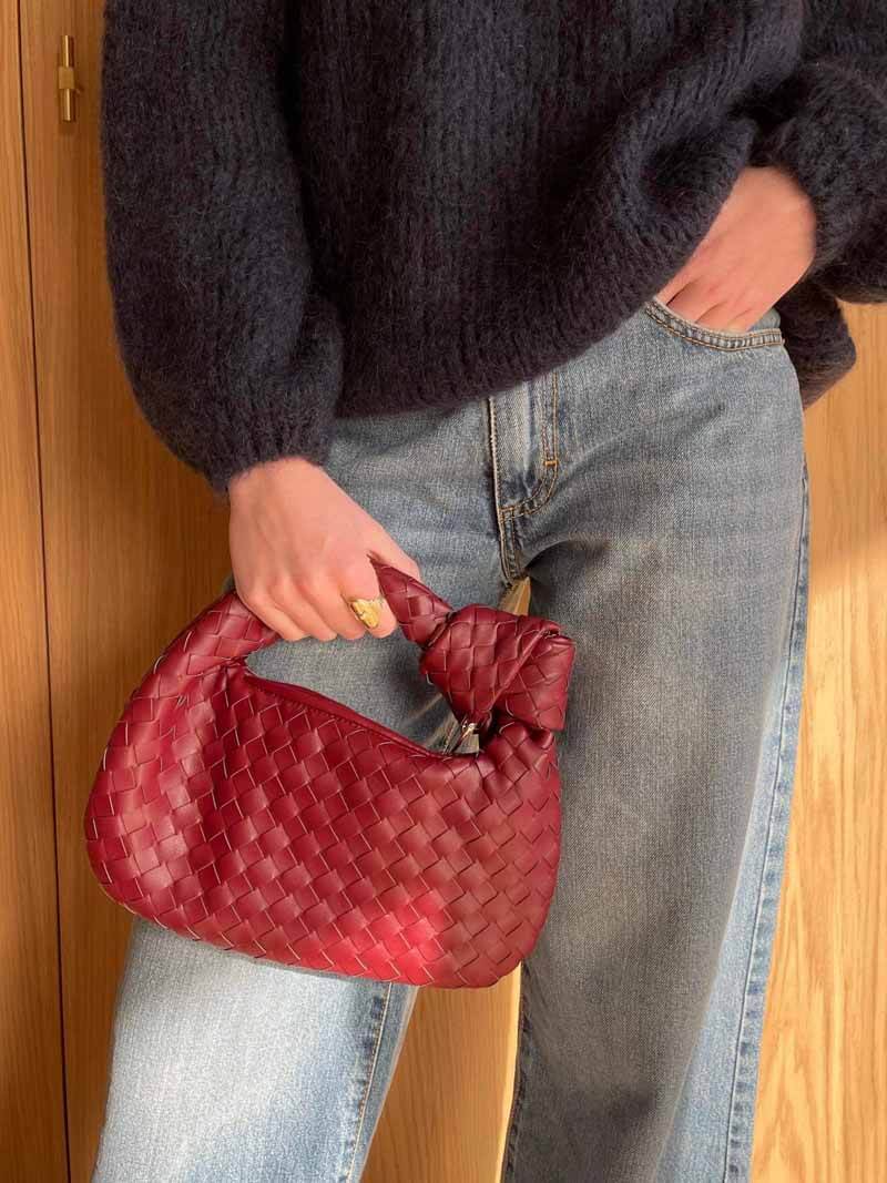 Mini Woven Handbag for Women | Compact