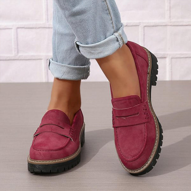 Rose – Dámské casual mokasíny s masivní podrážkou