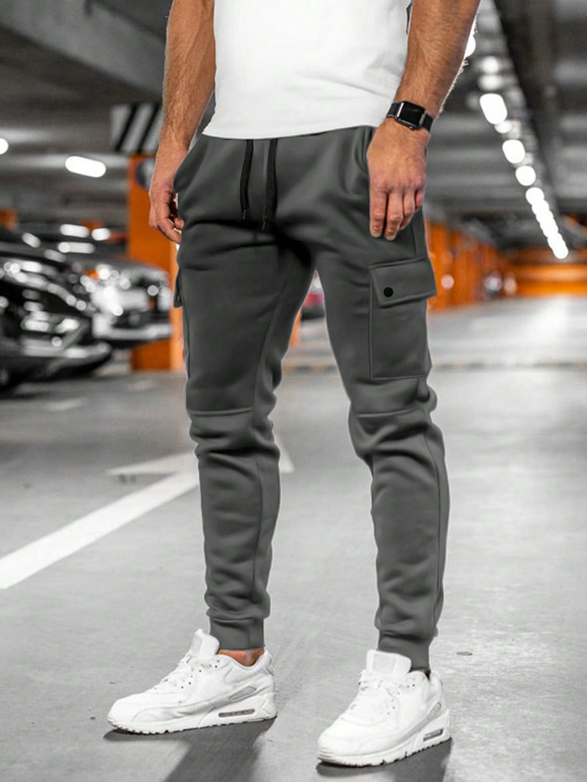 Torvian - Men Jogging Trousers With Turn Pocket
