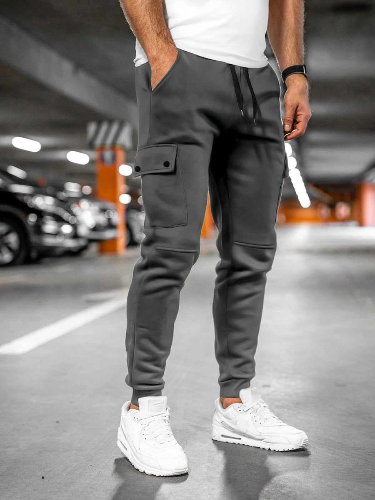 Torvian - Men Jogging Trousers With Turn Pocket