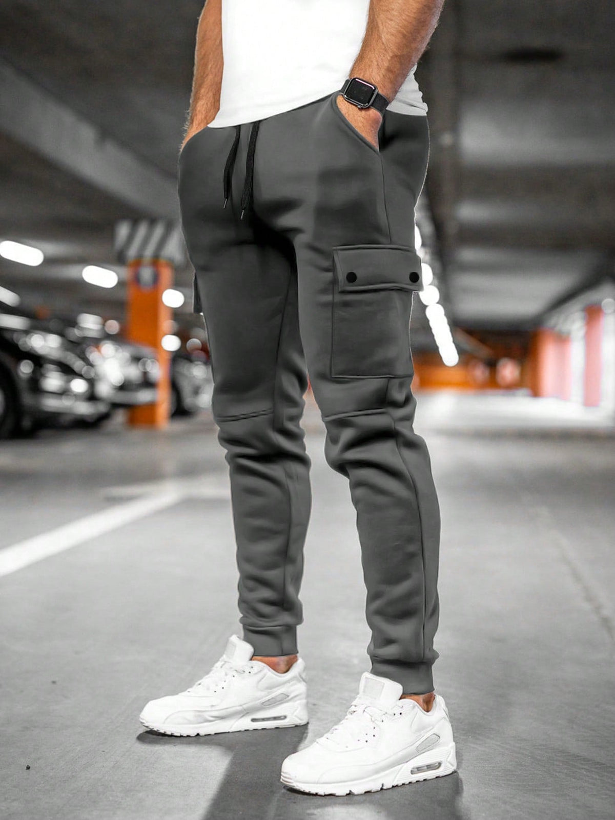 Torvian - Men Jogging Trousers With Turn Pocket