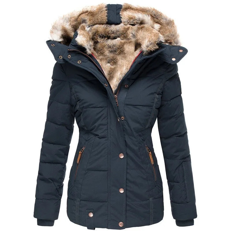 Veste à col pour femmes - Motif à bordure texturée