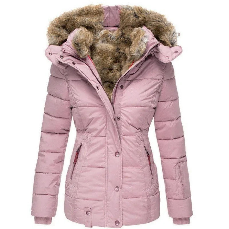 Veste à col pour femmes - Motif à bordure texturée