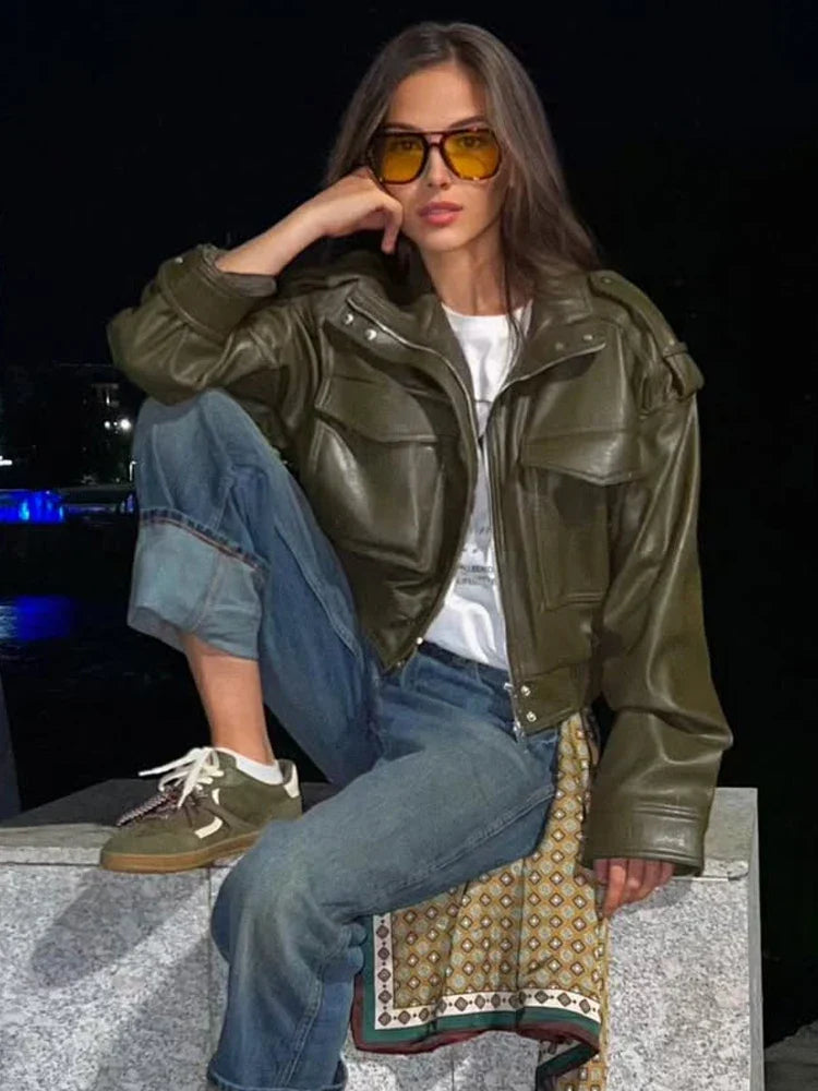 Laurenna – Γυναικείο Μπουφάν Μοτοσυκλέτας με Φερμουάρ