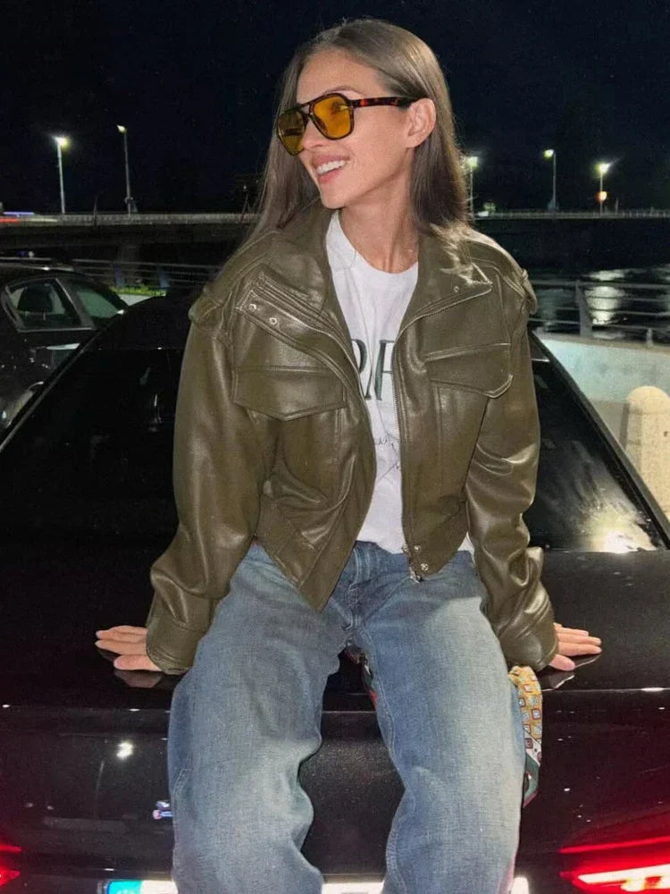 Laurenna – Γυναικείο Μπουφάν Μοτοσυκλέτας με Φερμουάρ