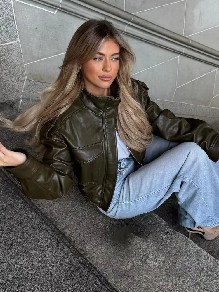 Laurenna – Γυναικείο Μπουφάν Μοτοσυκλέτας με Φερμουάρ